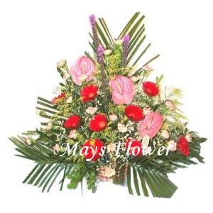 Grand Opening Flower Basket - flbk0043