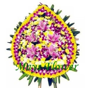 Chinese Funeral Flower Basket  funa2050