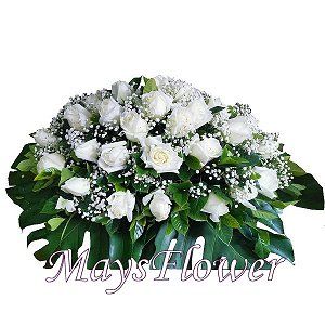 Funeral Flower Basket o-coffin-flower-028