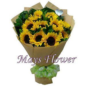 V鸪  sunflower-bouquet-004