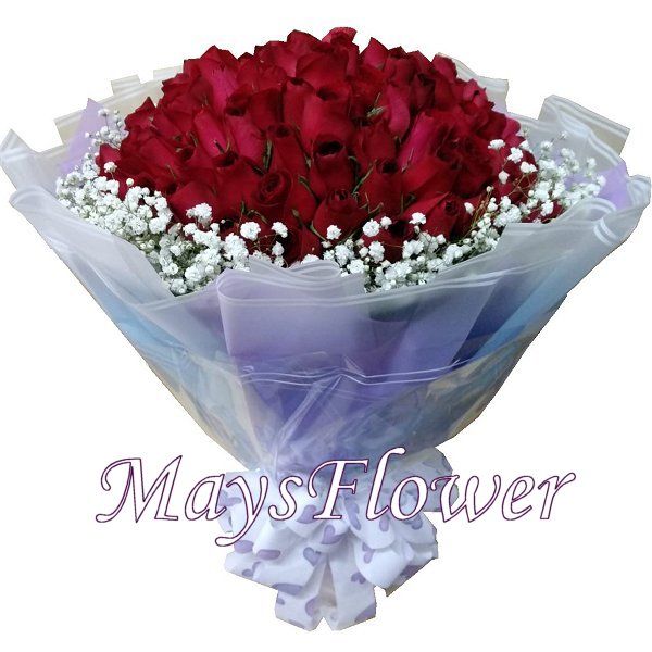 99 Roses Bouquet - bouquet-1201