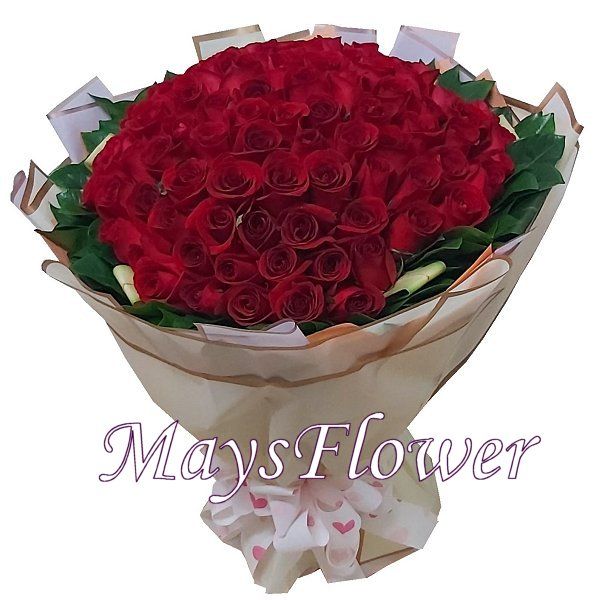 99 Roses Bouquet - bouquet-1203