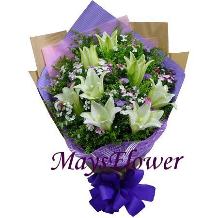 Lilies Bouquet - lily7039
