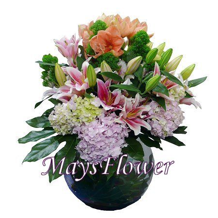 Flower Arrangement in Vase - flower-vase-132