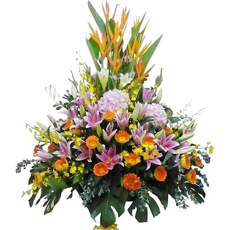 Grand Opening Flower Basket - flbk0755