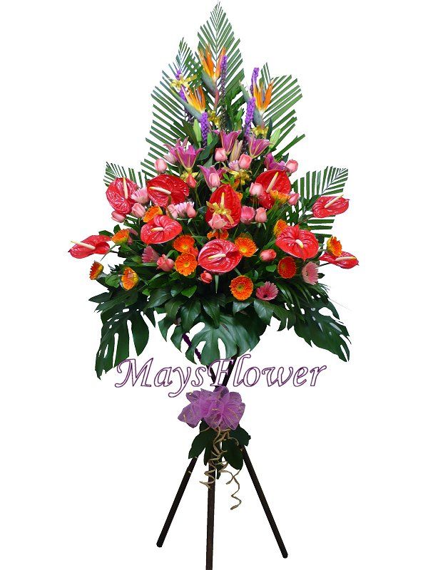 Grand Opening Flower Basket - flower-basket-0109