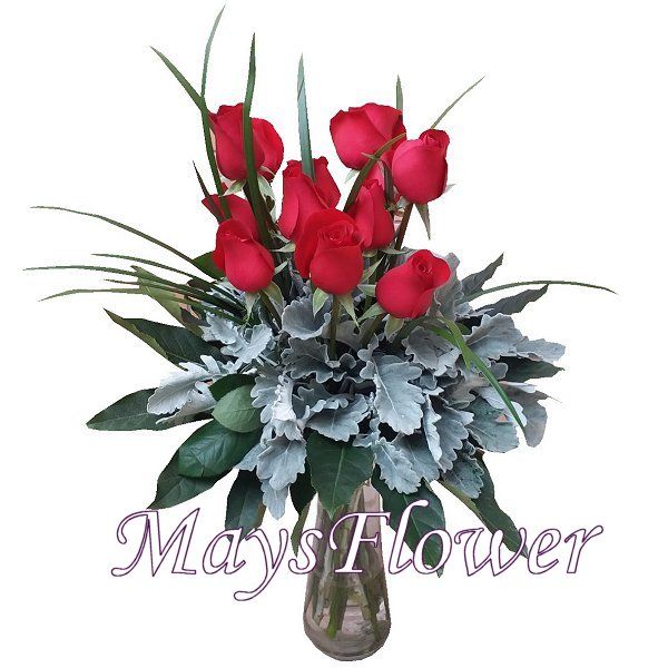 Flower Arrangement in Vase - flower-vase-102