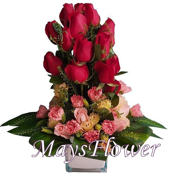 Flower Arrangement in Vase - flower-vase-110