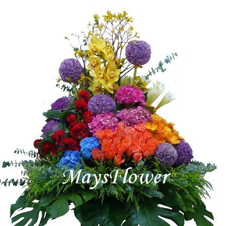 Grand Opening Flower Basket - flower-basket-0820