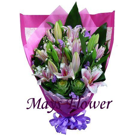 Lilies Bouquet - lily7037