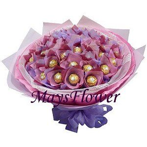 金莎花束  chocolate-bouquet-0102