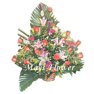 Grand Opening Flower Basket - flbk0051