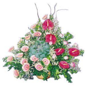Grand Opening Flower Basket - flbk0103