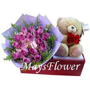 鮮花盒花 盒裝鮮花 arrangement-1030