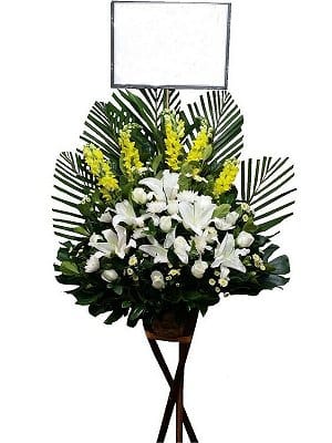 Funeral Flower Basket funeral-flower-112