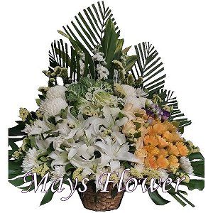 Funeral Flower Basket funeral-flower-113