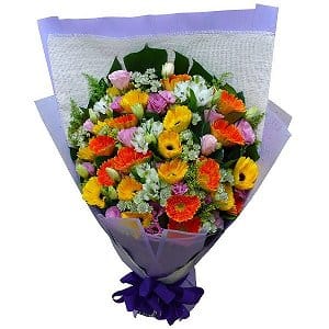 太陽花束  gerbera-bouquet-112