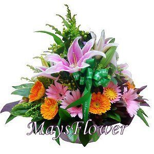 Get Well Flower Basket  getwell-basket-001