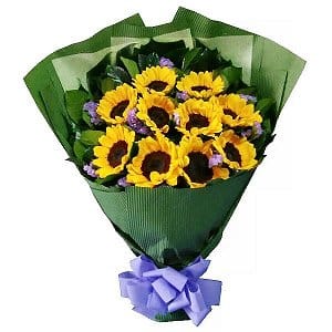 V鸪  sunflower-bouquet-003