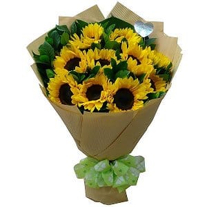 V鸪  sunflower-bouquet-004