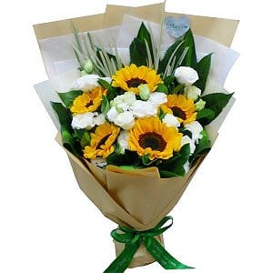 V鸪  sunflower-bouquet-009