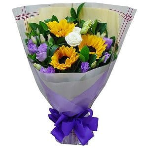 V鸪  sunflower-bouquet-010