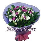 Flower Bouquet Price Range (500 - 600)  carnation-bouquet-0401