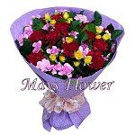 Flower Bouquet Price Range (500 - 600)  carnation-bouquet-0403