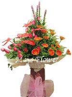 Grand Opening Flower Basket flbk0203