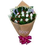 White Valentine's Day Flower flower-bouquet-001