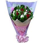 White Valentine's Day Flower flower-bouquet-003