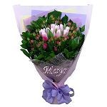 White Valentine's Day Flower flower-bouquet-007