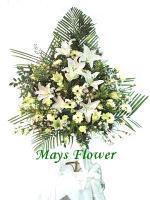 白事花籃帛事花牌 funa0096