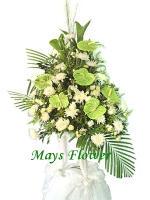 白事花籃帛事花牌 funa0105
