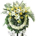 白事花籃帛事花牌 funa0151