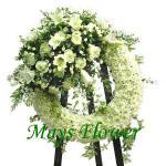 白事花籃帛事花牌 funa0220