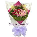 Flower Bouquet Price Range (600 - 900)  carnation-bouquet-0325