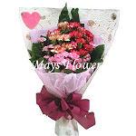 Flower Bouquet Price Range (600 - 900)  carnation-bouquet-0319