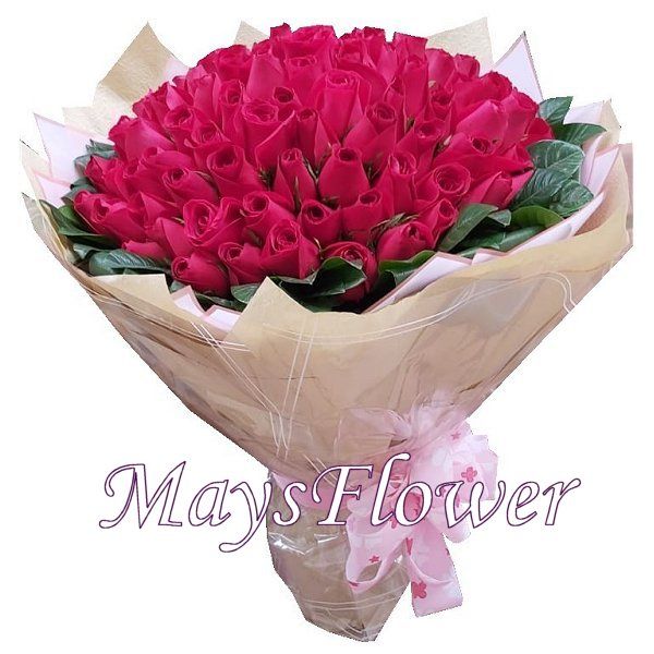 99 Roses Bouquet - bouquet-1202