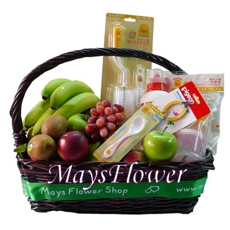 Baby Gift Basket - baby-basket-1005