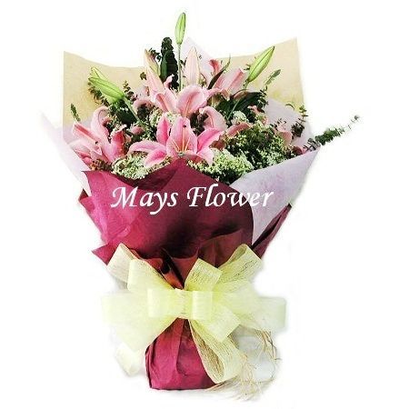 Lilies Bouquet - lily3641