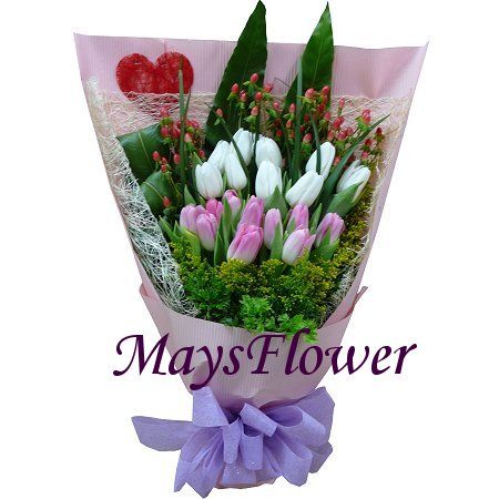 鬱金香花束 - tulip3643