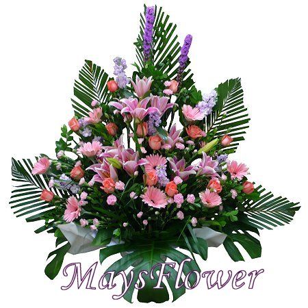 Grand Opening Flower Basket - flower-basket-1031