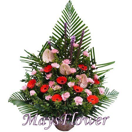 Grand Opening Flower Basket - flower-basket-1032