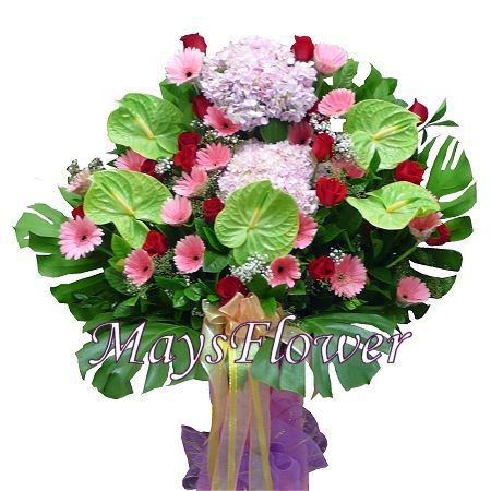 Grand Opening Flower Basket - flbk0265