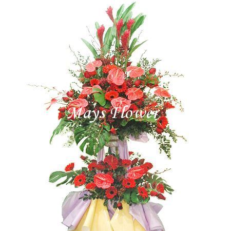 Grand Opening Flower Basket - flower-basket-0810