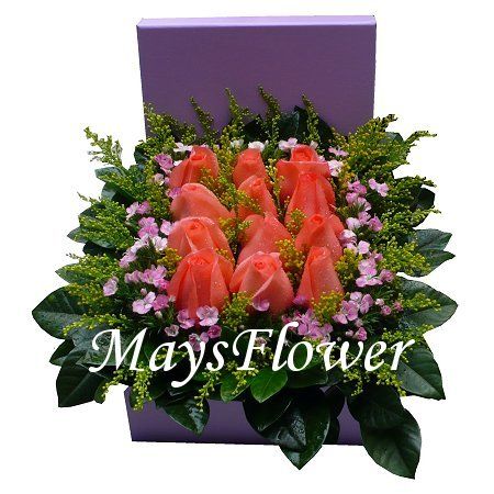 鮮花盒花 - arrangement-1021