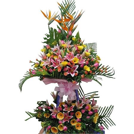 Grand Opening Flower Basket - flower-basket-0812