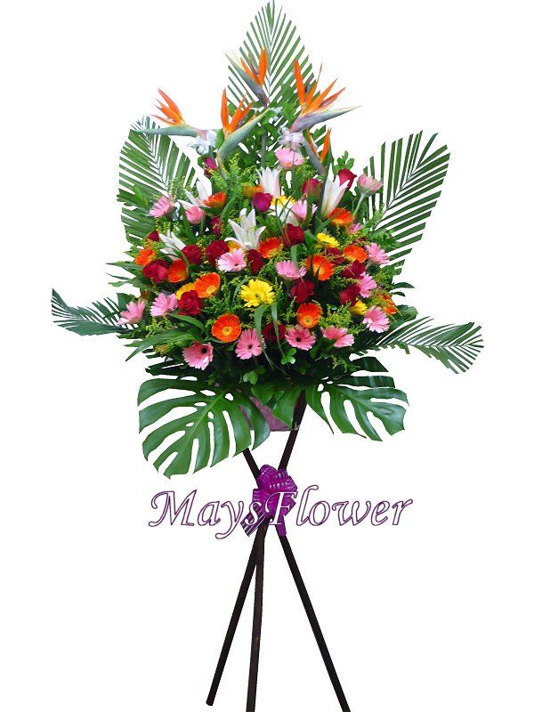 Grand Opening Flower Basket - flbk0104