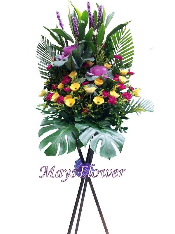 Grand Opening Flower Basket - flower-basket-0105